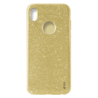 Glitter custodia rigida Apple Iphone X Gold