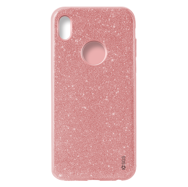 Glitter custodia rigida Apple Iphone X Pink