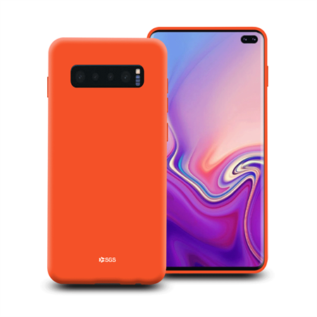 Splashy Custodia TPU Soft Touch Galaxy S10 Plus G975 Orange