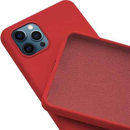 Silk Custodia TPU Soft Toch apple iphone 12/Pro Red