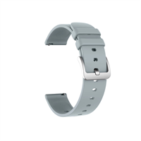 Cinturino Silicone Silver per Smartwatch SGS Round Talk