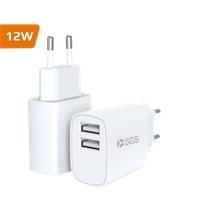 Caricatore Dual USB 2.4 Amp 12W - Doppia uscita USB