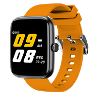 Smartwatch SGS Square TALK con Funzione Telefono - Black /Orange