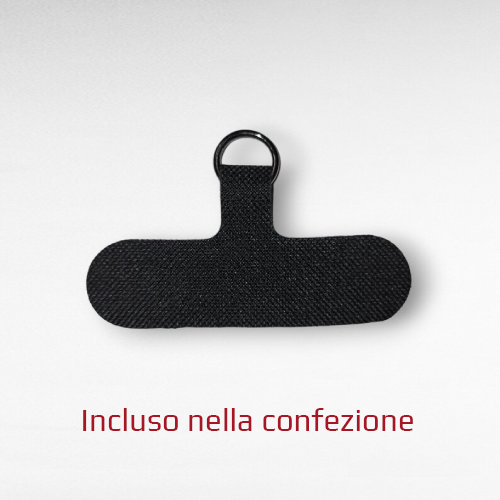 Collana 140 cm Pietre Rotonde Bianche Per Smartphone