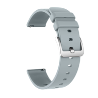 Cinturino 22mm Silicone Silver per Smartwatch SGS Square Talk