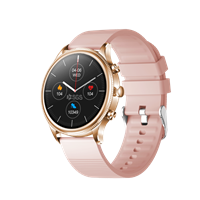 Smartwatch SGS SMART TALK con funzione chiamata - Silicone Gold