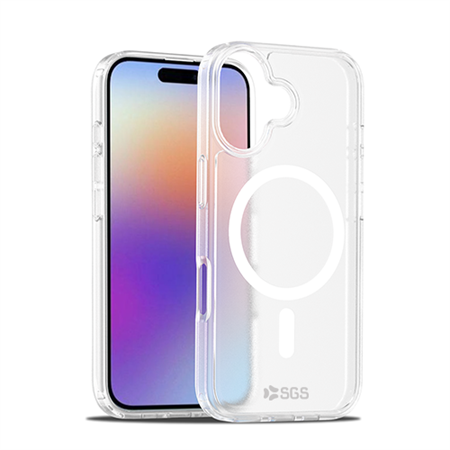 Shield Custodia TPU Magsafe Iphone 17 - Trasparente e Bianco